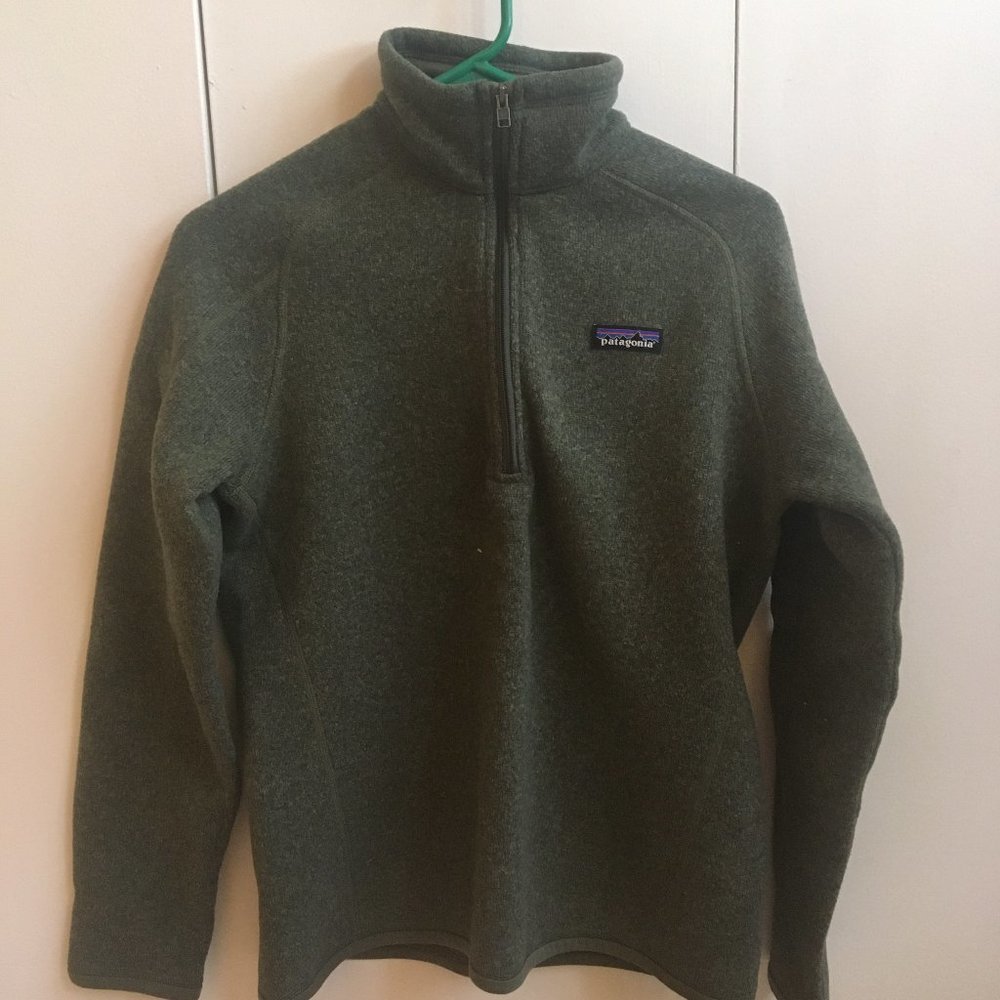 Green Patagonia 1/4 Zip Better Sweater